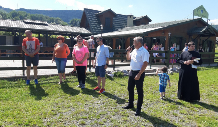 Otvorenie zrubovej chaty,  detského ihriska a exteriérového fit 