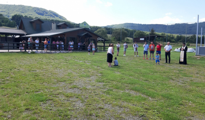 Otvorenie zrubovej chaty,  detského ihriska a exteriérového fit 